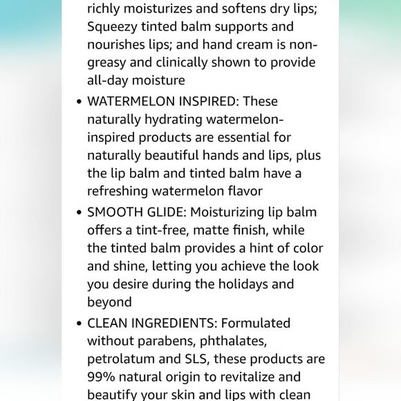 Burt's Bees Merry Melon Ready To Give Gift Set - Picture 7 of 8